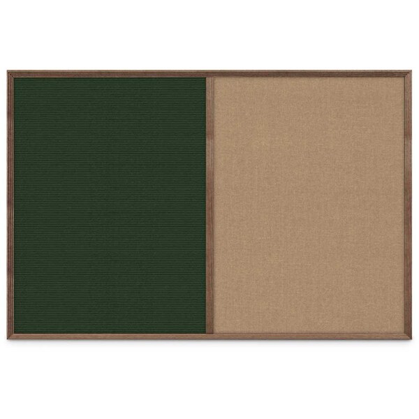 Slim Style Indoor Enclosed Corkboard, 24